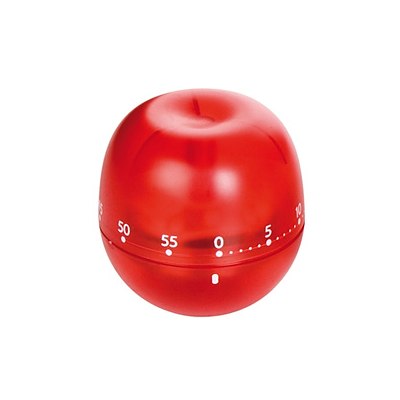 TESCOMA Presto Apple czerwony - minutnik kuchenny plastikowy