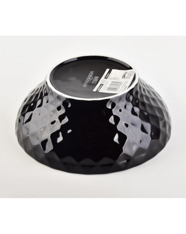 Miska / Salaterka ceramiczna AFFEK DESIGN DIAMENT CZARNA 0,7 l