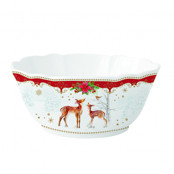 Miska / Salaterka porcelanowa EASY LIFE CHRISTMAS MELODY 20 cm