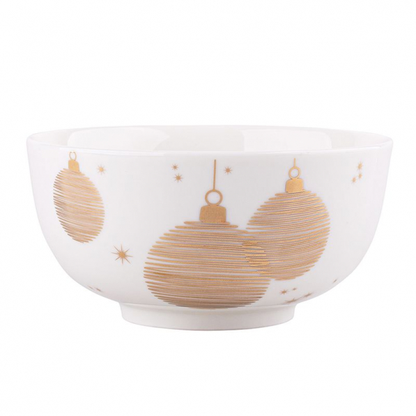 Miseczka / Salaterka świąteczna porcelanowa GOLDEN CHRISTMAS 0,4 l