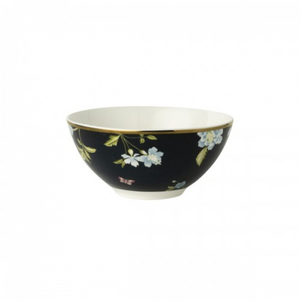 Miska / Salaterka porcelanowa LAURA ASHLEY HERITAGE MIDNIGHT GRANATOWA 0,4 l