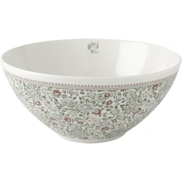 Miska / Salaterka porcelanowa LAURA ASHLEY WILD CLEMATIS GROEN ROOD 16 cm