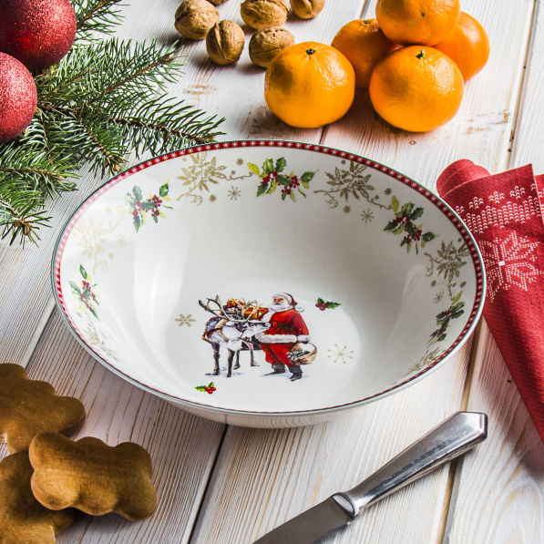 Miska / Salaterka porcelanowa MAGIC CHRISTMAS 1,2 l
