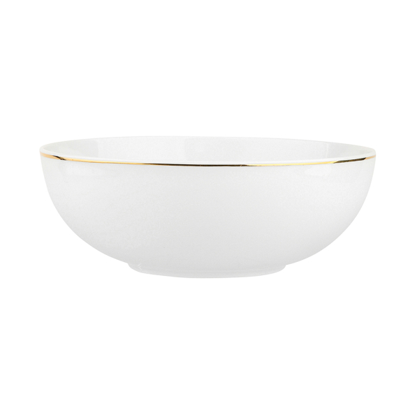 Miska / Salaterka porcelanowa MARIAPAULA MODERNA GOLD 17 cm