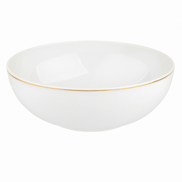 Miska / Salaterka porcelanowa MARIAPAULA MODERNA GOLD 25 cm