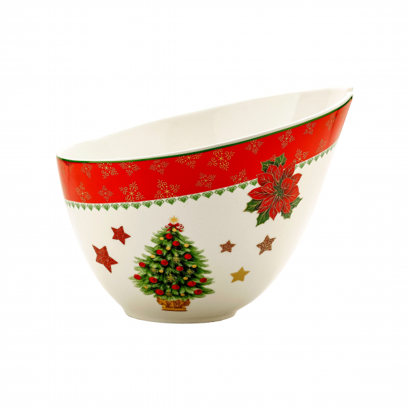 Miseczka / Salaterka świąteczna porcelanowa MARRY CHRISTMAS 2,5 l