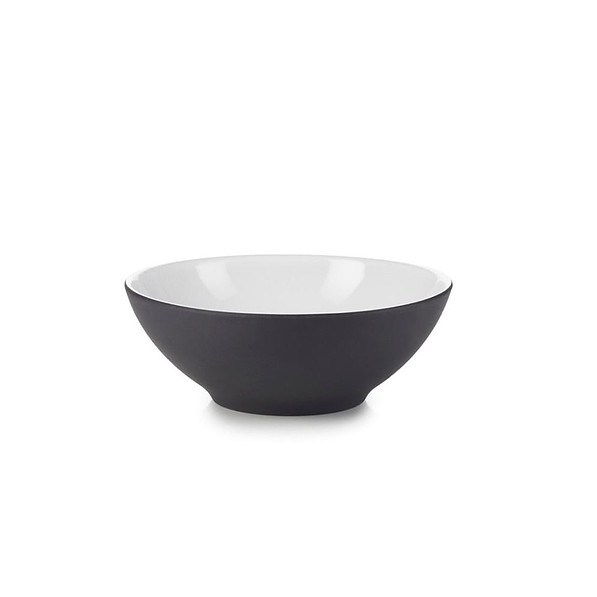REVOL Equinoxe 19 cm czarno- biała - miska / salaterka porcelanowa