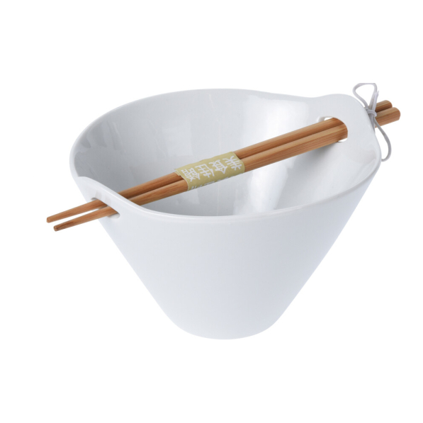 Miska / Salaterka porcelanowa z pałeczkami 0,55 l