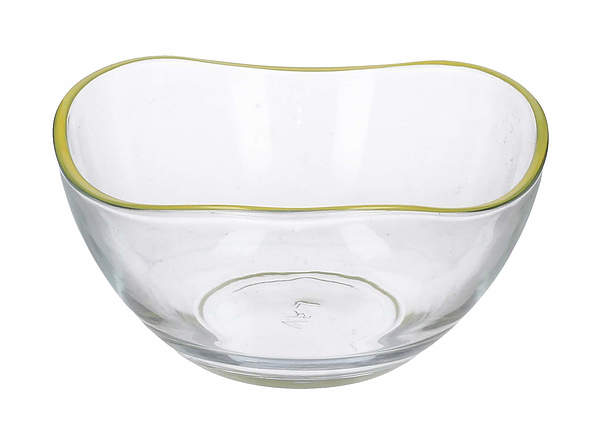 Miska / Salaterka szklana GLASMARK FALA ŻÓŁTA 0,3 l