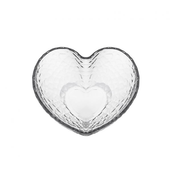 Miska / Salaterka szklana HEART 8,8 x 4,7 cm