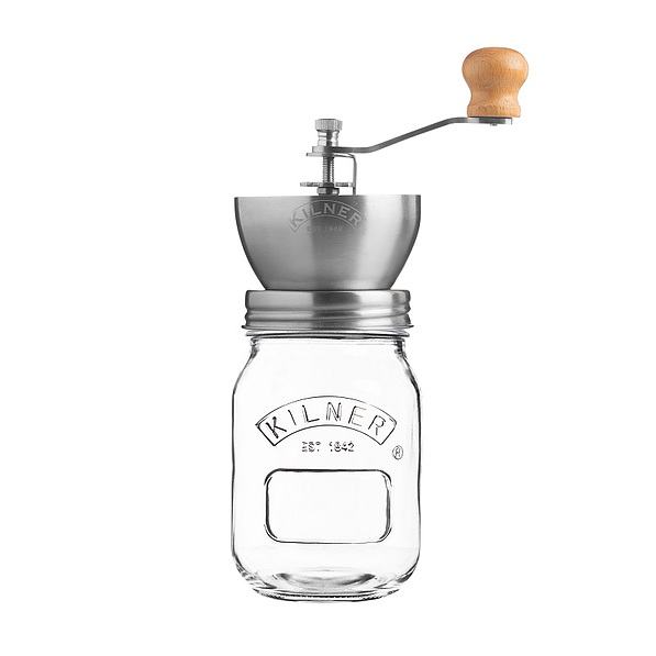 KILNER Ziarno 22 cm - młynek do kawy ręczny stalowy