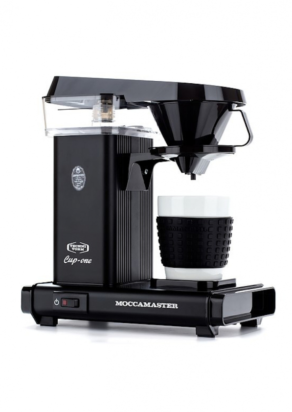 MOCCAMASTER Cup-One Coffee Brewer 1090 W czarny - ekspres do kawy przelewowy aluminiowy