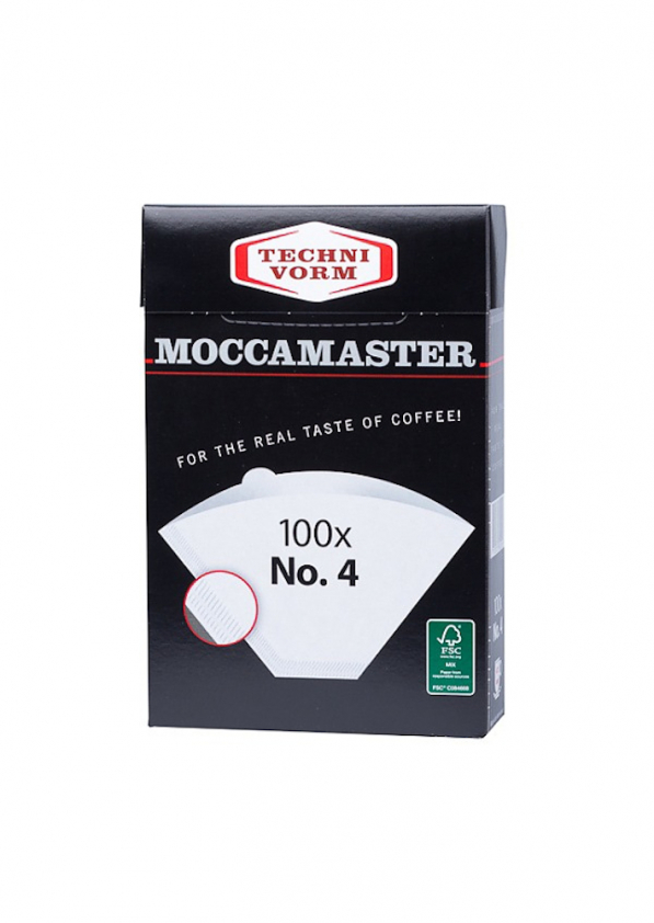 MOCCAMASTER Filta 100 szt. - filtry papierowe do kawy nr 4 