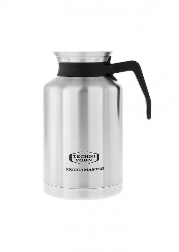 MOCCAMASTER Thermos Jug CDT Grand 1,8 l - termos konferencyjny do kawy i herbaty ze stali nierdzewnej z zakrętkami