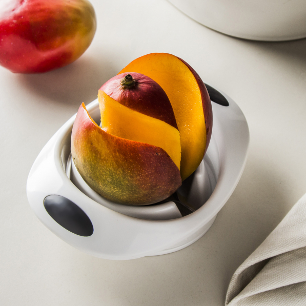 MOHA Fruit biała - krajalnica do mango plastikowa