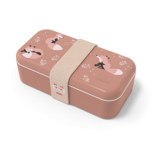 MONBENTO Foodie Forest Friends 0,5 l - lunch box / śniadaniówka dla dzieci plastikowa