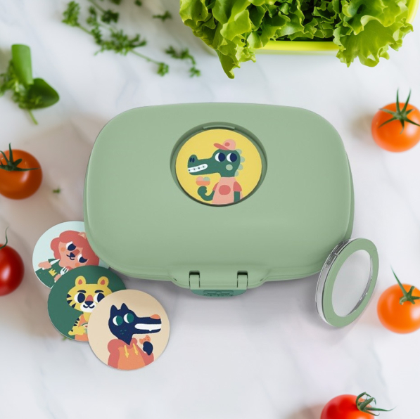 MONBENTO Gram Green Forest 0,6 l - lunch box / śniadaniówka dla dzieci