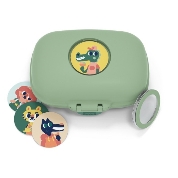 MONBENTO Gram Green Forest 0,6 l - lunch box / śniadaniówka dla dzieci