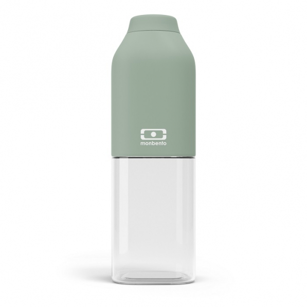 MONBENTO M Positive Green Natural 0,5 l - butelka na wodę tritanowa