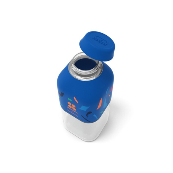 MONBENTO S Positive Catimini Blue Terrazzo 0,33 l - butelka na wodę tritanowa