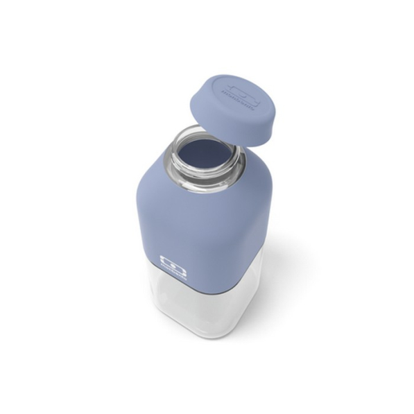 MONBENTO S Positive New Light Blue 0,33 l - butelka na wodę tritanowa