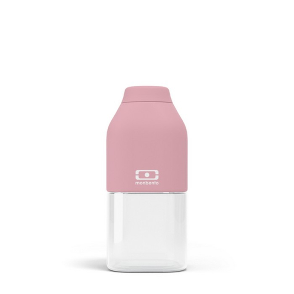 MONBENTO S Positive New Light Pink 0,33 l - butelka na wodę tritanowa