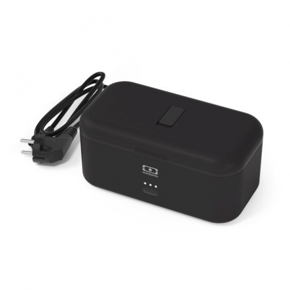 MONBENTO Warmer 0,7 l czarny - lunch box / śniadaniówka elektryczna