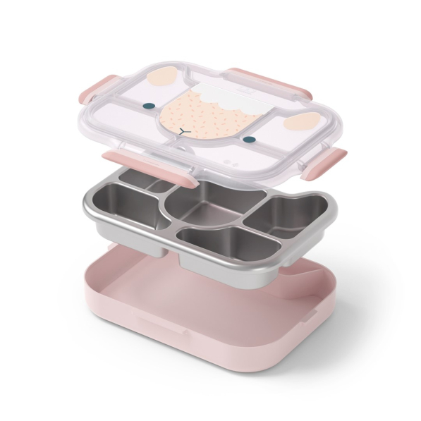 MONBENTO Wonder Pink Sheep 0,95 l - lunch box / śniadaniówka dla dzieci