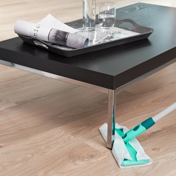 Mop płaski obrotowy do wycierania kurzu ze ściereczkami LEIFHEIT CLEAN & AWAY CLICK SYSTEM