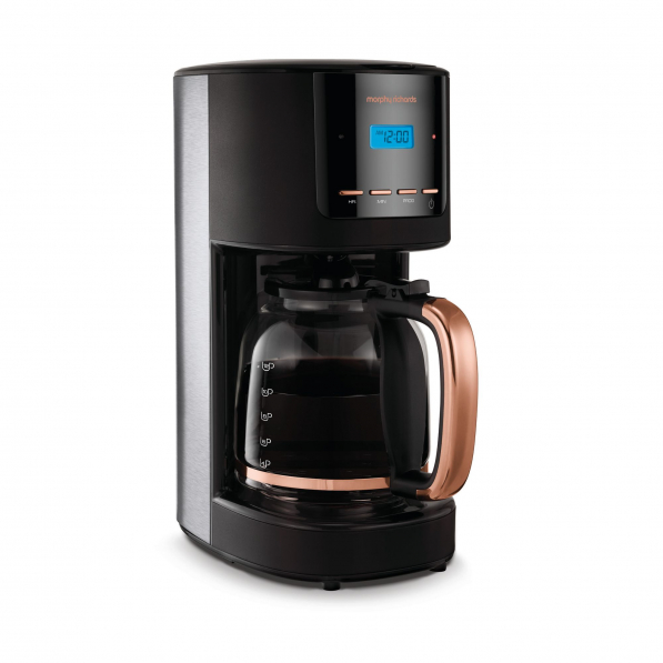 MORPHY RICHARDS Accent Rosegold 900 W 1,8 l czarny - ekspres do kawy przelewowy