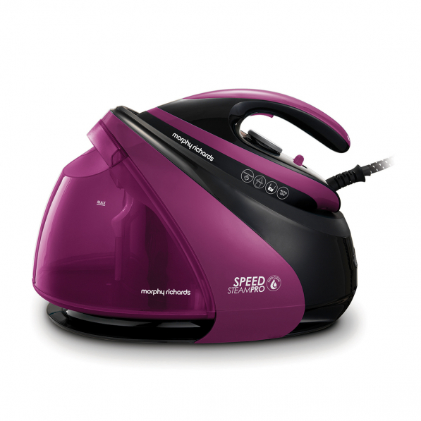 MORPHY RICHARDS Speed Steam Pro 3000 W ciemnoróżowe - żelazko z generatorem pary