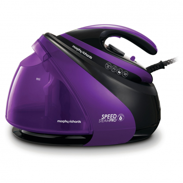 MORPHY RICHARDS Speed Steam Pro 3000 W fioletowe - żelazko z generatorem pary