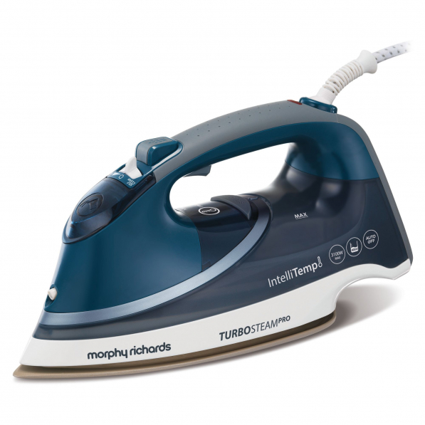 MORPHY RICHARDS Turbosteam PRO IntelliTemp 3110 W granatowe - żelazko