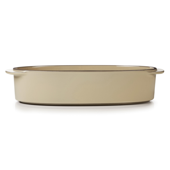 REVOL Caractere Gałka Muszkatołowa 26 x 18,5 cm - naczynie żaroodporne do zapiekania porcelanowe