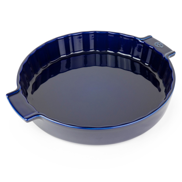 PEUGEOT Appolia 28 cm niebieska - forma do pieczenia tarty ceramiczna