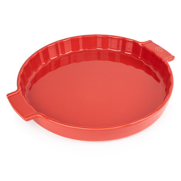 PEUGEOT Appolia 30 cm czerwona - forma do pieczenia tarty ceramiczna