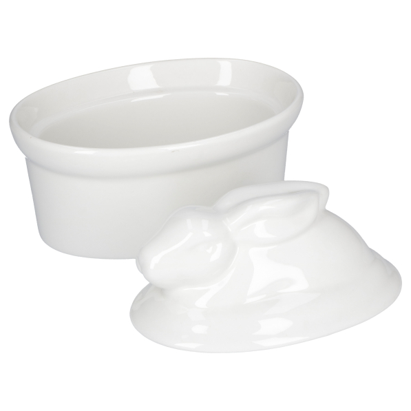 LA PORCELLANA BIANCA Terrine 16 x 11 cm - naczynie żaroodporne do zapiekania porcelanowe