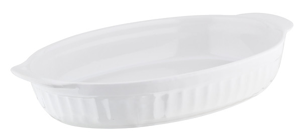 GUARDINI White Ovale 0,5 l białe - naczynie żaroodporne do zapiekania ceramiczne