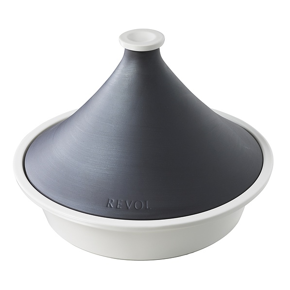 REVOL Ma Revolution Tajine 3 l czarne – naczynie żaroodporne do zapiekania porcelanowe