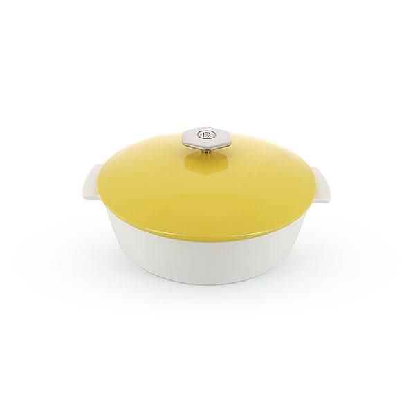 REVOL Ma Revolution 1,5 l żółte – naczynie żaroodporne do zapiekania porcelanowe