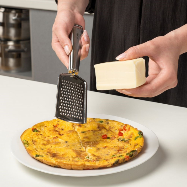 NAVA Acer - tarka kuchenna ręczna do sera i czekolady ze stali nierdzewnej