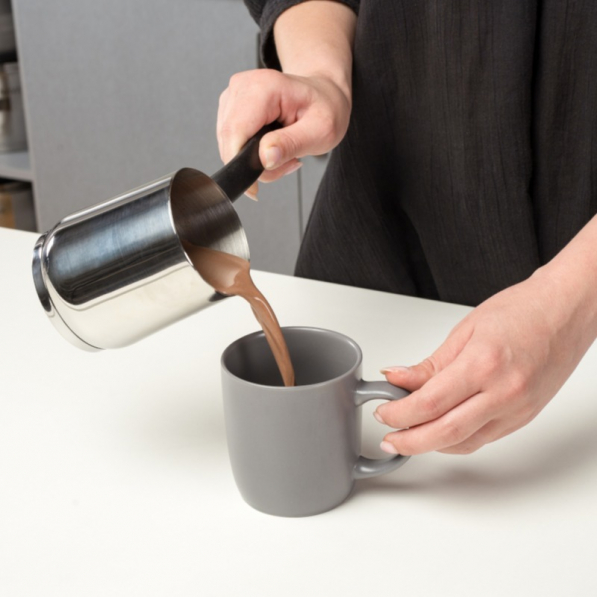 NAVA Acer 0,55 l czarny - tygielek do parzenia kawy stalowy