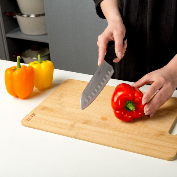 NAVA Acer 17,5 cm - nóż Santoku ze stali nierdzewnej