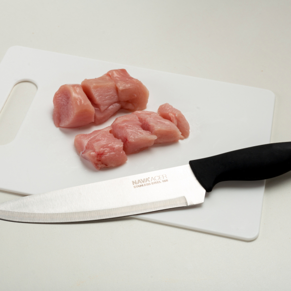 NAVA Acer 19,5 cm czarny - nóż szefa kuchni ze stali nierdzewnej