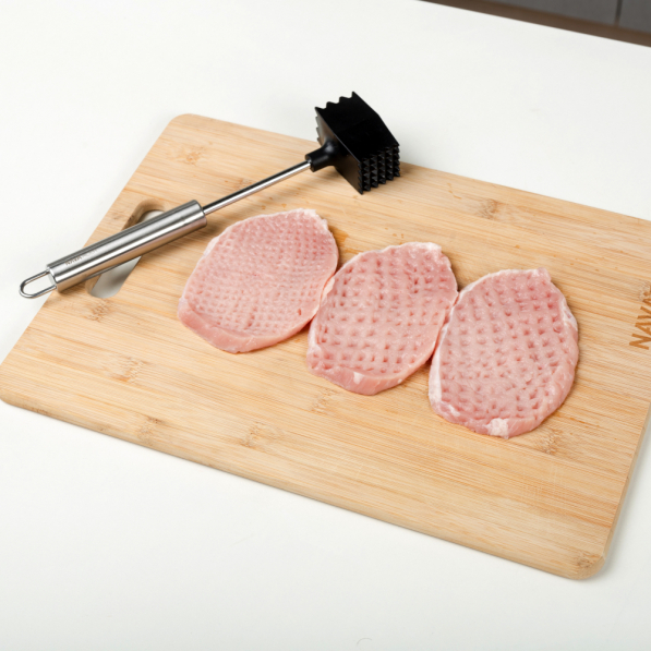 NAVA Acer 24,5 cm czarny - tłuczek do mięsa plastikowy