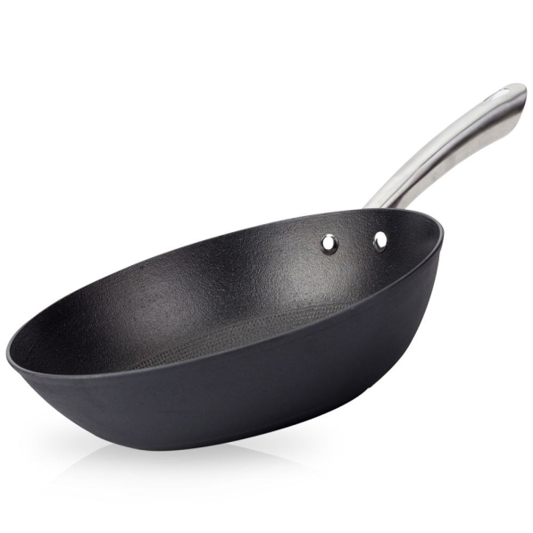 NAVA Atlas 28 cm - patelnia / wok żeliwny