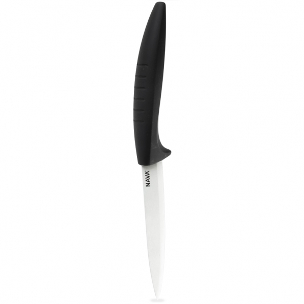 NAVA Misty 12,5 cm czarno-biały - nóż uniwersalny ceramiczny