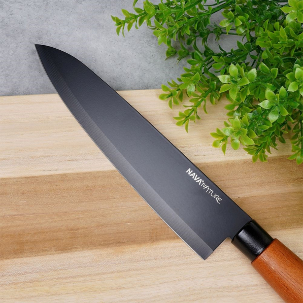 NAVA Nature 19 cm - nóż szefa kuchni ze stali nierdzewnej
