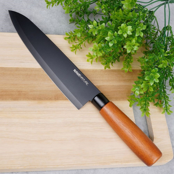 NAVA Nature 19 cm - nóż szefa kuchni ze stali nierdzewnej
