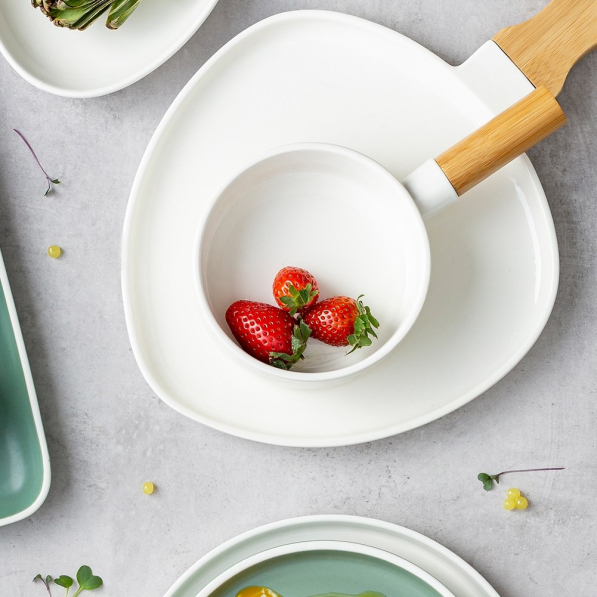 NAVA Terrestrial 0,5 l - miska / salaterka z uchwytem porcelanowa
